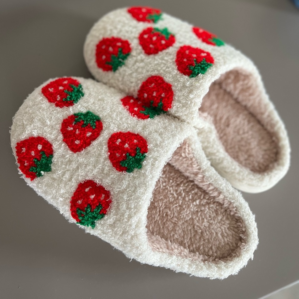 Strawberry slippers